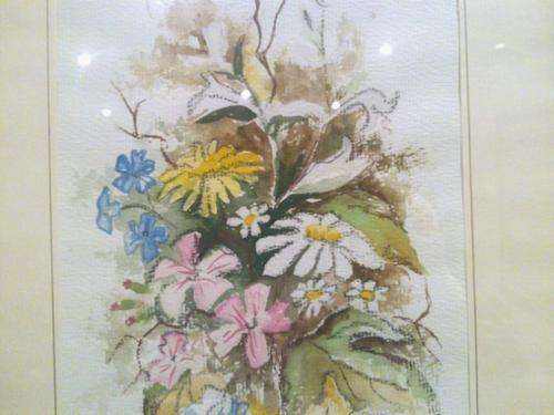Lucy Doran - Still life flowers - Stunning pair